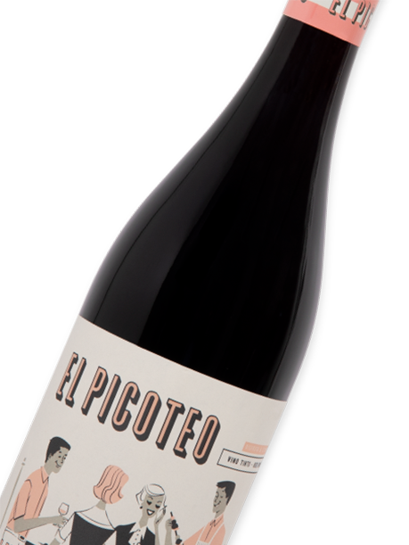 El picoteo tinto